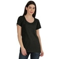 thumbnail image 1 of Inkmeso Inkmeso T-shirt à Encolure Dégagée pour Femmes à Manches Courtes d'Été, T-shirt Basique, 1 of 7