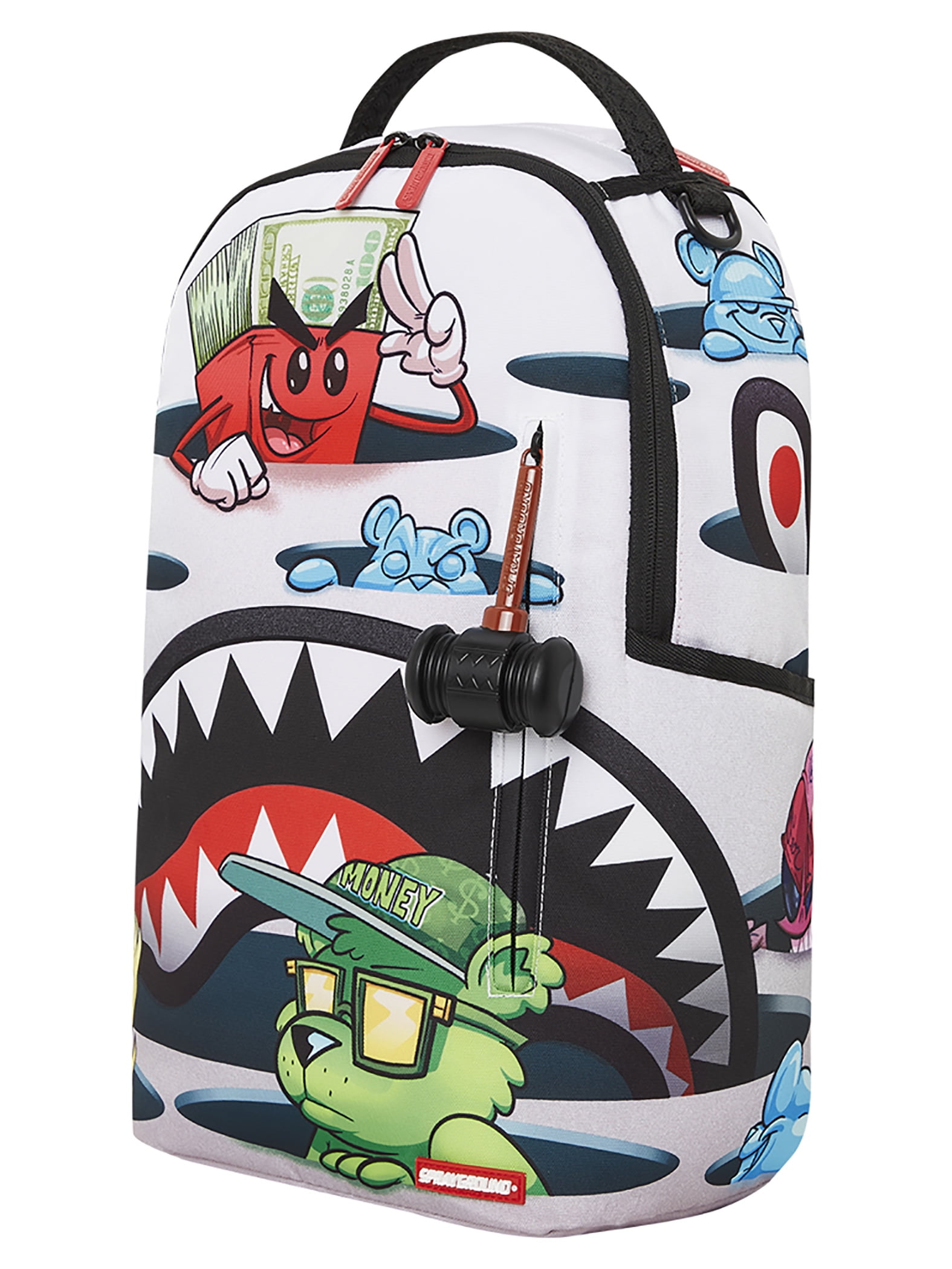 Sprayground Can't Catch Me Backpack, White