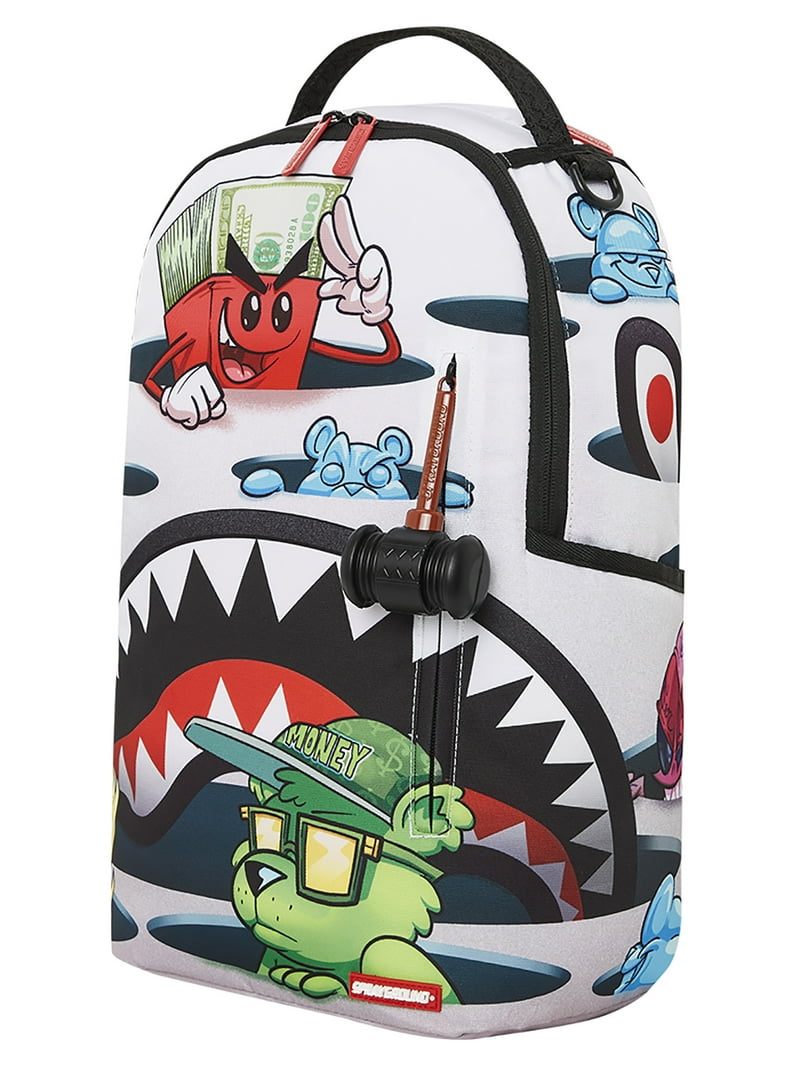 バッグ Spray Ground Back pack x2 Sprayground Can't Catch Me Backpack, White - Walmart.com