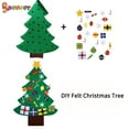 thumbnail image 4 of Spencer Kids Felt Christmas Tree, 3ft DIY Christmas Tree with 30 Pcs Detachable Wall Hanging Christmas Ornaments for Girls Boys Gifts Home Door Wall Decoration, 4 of 7