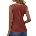 thumbnail image 2 of Chbgutlmr Womens Tank Tops Plus Size Crewneck Sleeveless Fitting Tees Solid Color Comfy Tops Summer Fashion, 2 of 5