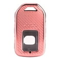 thumbnail image 2 of TPU Carbon Fiber Style Car Key Fob Cover Protective Case Fit for Honda Accord/Civic/CR-VPink, 2 of 9