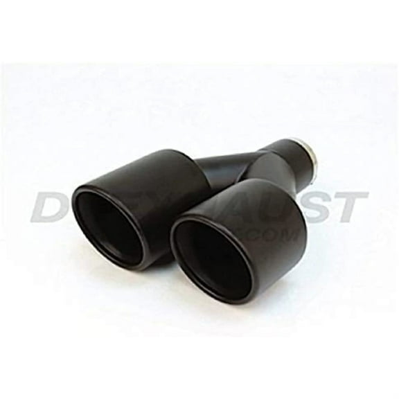 DIFFERENT TRENDS Black Powder Coated Dual 3.50 Double Wall Staggered Rolled