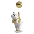 thumbnail image 2 of Estatuilla Creativa de Oso Fernando de Resina Globo Figura de Oso Oro, 2 of 8