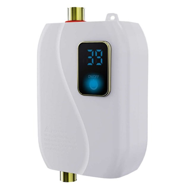 POINTERTECK Chauffe-Eau Instantané Sans Réservoir 3000W pour Cuisine Salle de Bain