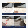 thumbnail image 5 of Herramienta de limpieza para quitar obstrucciones del orificio de drenaje del refrigerador, Kit de dragado de refrigerador reutilizable, incluye jeringa de limpieza, 5 uds., 5 of 5