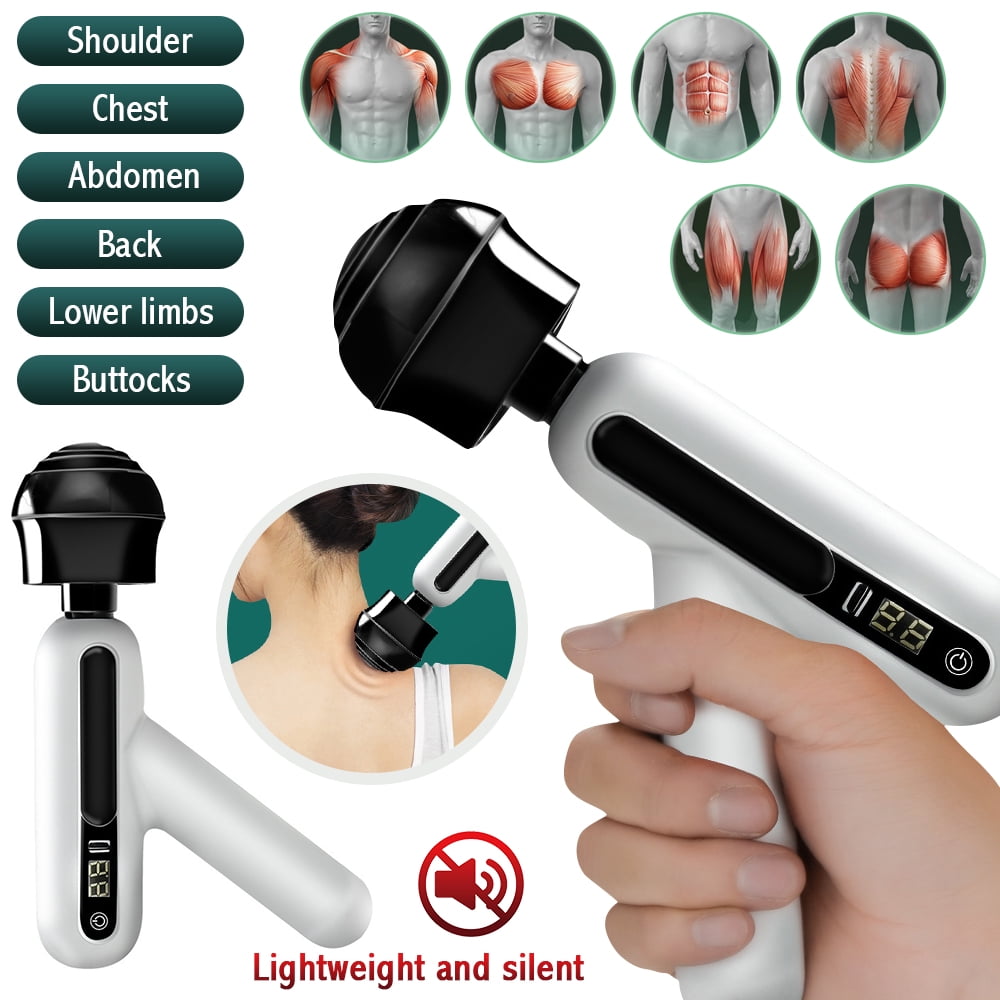 PENGXIANG Massage Gun for Athletes, Portable Body Muscle Massager Professional Deep Tissue Massage Gun for Pain Relief with12 Speed High-Intensity Vibration Rechargeable Massage Gun
