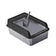 thumbnail image 3 of Inodoro para gatos con parte abierta, inodoro para gatos semicerrado, protector contra salpicaduras, fácil de limpiar, bandeja para cama para Negro y L, 3 of 8