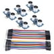 thumbnail image 3 of Módulo de medición de distancia ultrasónica de 5 piezas para Raspberry Pi, cable de puente macho a hembra, 3 of 14