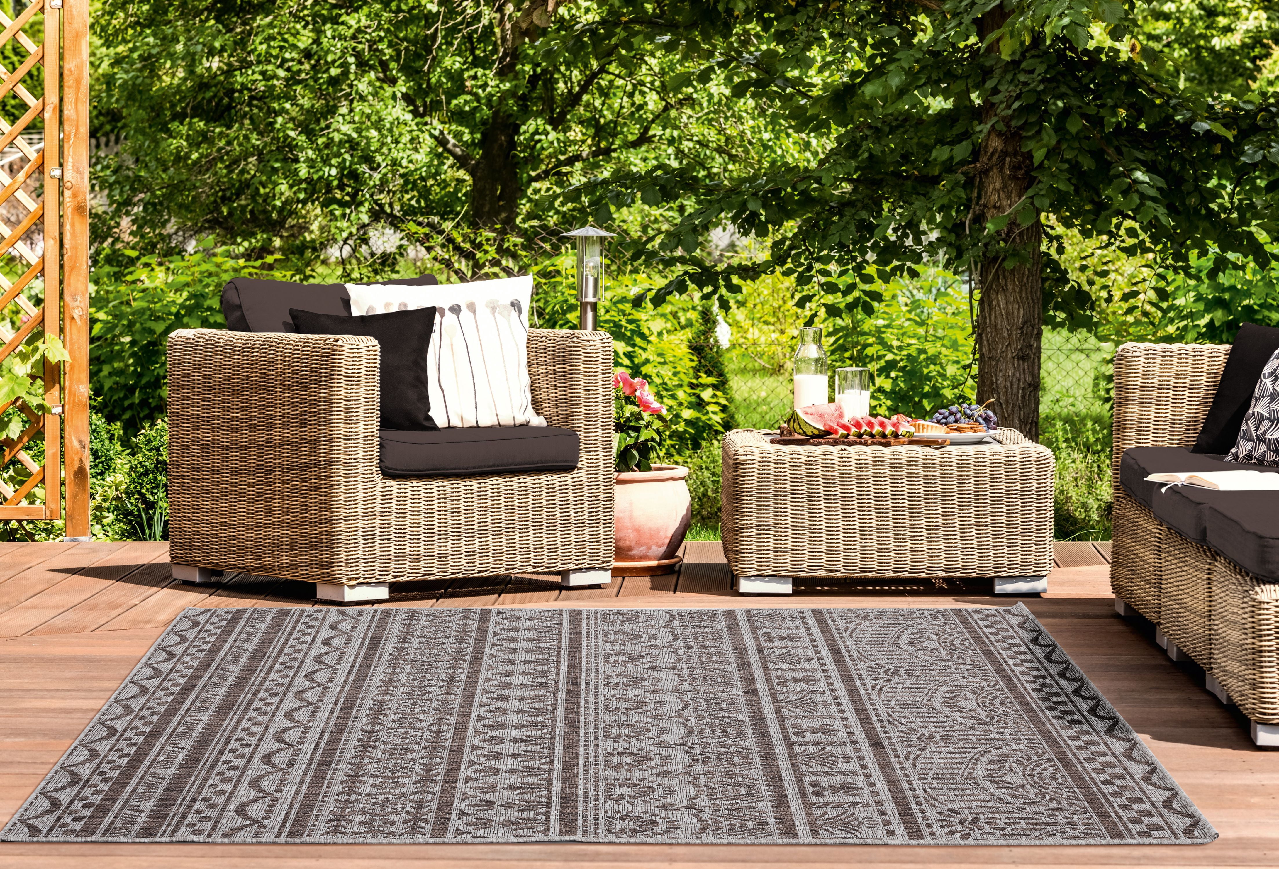 United Weavers Mali Keown Transitional Geometric Area Rug, Brown, 5'3" x 7'6"