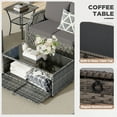 thumbnail image 3 of Vicluke 6 Piece Patio Furniture Set, Wicker Outdoor Conversation Sofa Set with Swivel Chairs, Loveseat, Storage Coffee Table, Rattan Outdoor Sectional for Deck Backyard Porch（7 Seats, Gray), 3 of 10