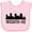 AD-Pink, variant on Inktastic Wichita Kansas City Skyline Boys or Girls Baby Bib