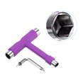 thumbnail image 3 of Unique Bargains All-In-One Skate Tool Multi-Function Portable Skateboard Tool T Tool, Purple, 3 of 4