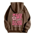 thumbnail image 4 of DPTALR Women Letter Print Long Sleeve Fall And Winter Loose Pullover Hoodies Tops, 4 of 4