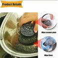 thumbnail image 3 of RUGED - ×3 Stainless Steel Sponges Scrubbing Scouring Pad Scrubber Kitchen Bathroom, 3 of 6