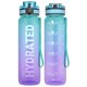 thumbnail image 1 of Botella de agua Sahara Sailor de 950 ml con marcador de tiempo Tritan sin BPA, 1 of 7