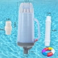 thumbnail image 2 of Universal Large In-line Pool Leaf Canister with Mesh Basket Compatible with Hayward, Zodiac Baracuda, Pentair with AXV092 1.5" Hose Connector Adapter Pool and Spa Cleaner (Updated), 2 of 7