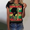 thumbnail image 2 of Women's Casual Loose T Shirt Graphics T-Shirt Round Neck Short Sleeve T Shirts, 2 of 4