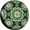 Green Mandala Ethnic, variant on Elegant Wildflowers Spare Tire Cover for Trailer RV SUV Truck-Retro Cute Wheel Tire Covers Waterproof Universal Fit Camper Accessories Outdoor,for tire Diameter 23-26 inch,14 inch