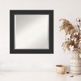 thumbnail image 5 of Amanti Art Beveled Wood Wall Mirror - Corvino Black Frame - Outer Size: 25 x 25 in, 5 of 5
