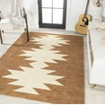 thumbnail image 4 of JONATHAN Y WASHABLE 4 x 6 Area Rug, Chayton Minimalist Geometric - Terracotta/Cream, WSH110A-4, 4 of 9