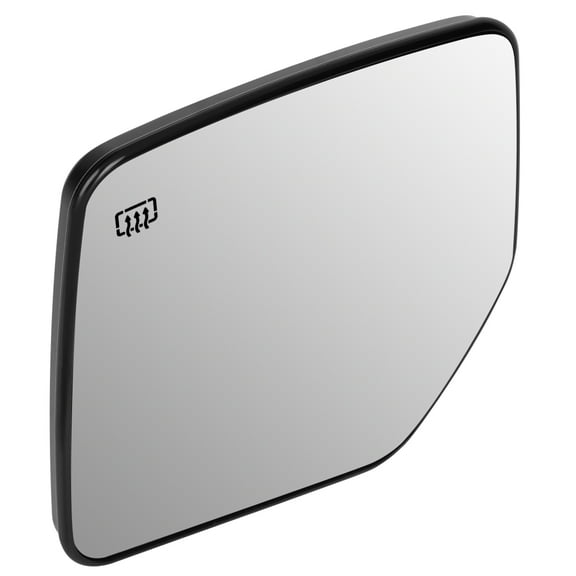 DNA Motoring Factory Style Mirror Glass W/Plate   Heated for 2010-2017 Patriot Compass, Left