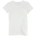 thumbnail image 2 of bar III Womens Lace Up Basic T-Shirt, White, XX-Small, 2 of 2