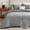 Gray, variant on Sleep Zone 85gsm Cationic Microfiber Comforter Set, Luxury Ultra Soft All Season Bedding, Twin/Twin-XL Brown