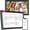 black, variant on Digital Calendar 10.1 inch, Calendar for Family Sharing Schedule Interactive Calendars Screen To Do Task Meal Planner for Office with Digital Picture Frame