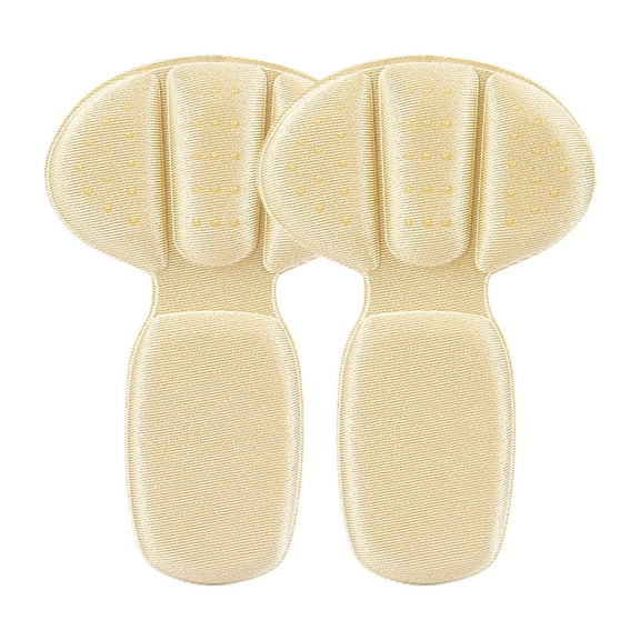 Comfortable Heels Cushioning Pads for Shoes Back Heel High Heel Comfort Liners Reusable Heel Guards and Shoe Inserts to for All Types, 5.12inch, Beige
