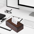 thumbnail image 6 of Tissue Box Holder with Magnetic Lid - Tissue Box Cover Wood Tissues Box Cover -Modern Farmhouse Decor Facial Tissue Holder on Table and Bathroom, 6 of 7