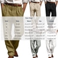 thumbnail image 2 of YSUEJPF Slacks for Men Pleated Baggy Dressy Casual Golf Pants Comfortable Soft Suit Pants with Pockets, 2 of 5