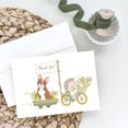 thumbnail image 2 of Boston Terrier Red and White Greeting Cards and Envelopes Pack of 8, 2 of 2