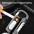 thumbnail image 5 of CASAFUN Torch Lighters, Butane Lighters, Adjustable Jet Flame Torch Lighters, Windproof Butane Refillable Gas Torch Lighter Candle Lighter for Home, Kitchen, Grill, BBQ, Fireworks, 5 of 7