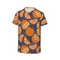 thumbnail image 3 of Honeii Various Oranges Print Kids Boy T-Shirt,Breathable Round Neck Tee,Stylish Summer Tee for Boys, for Outdoor Activities and Casual Wear, 3 of 7