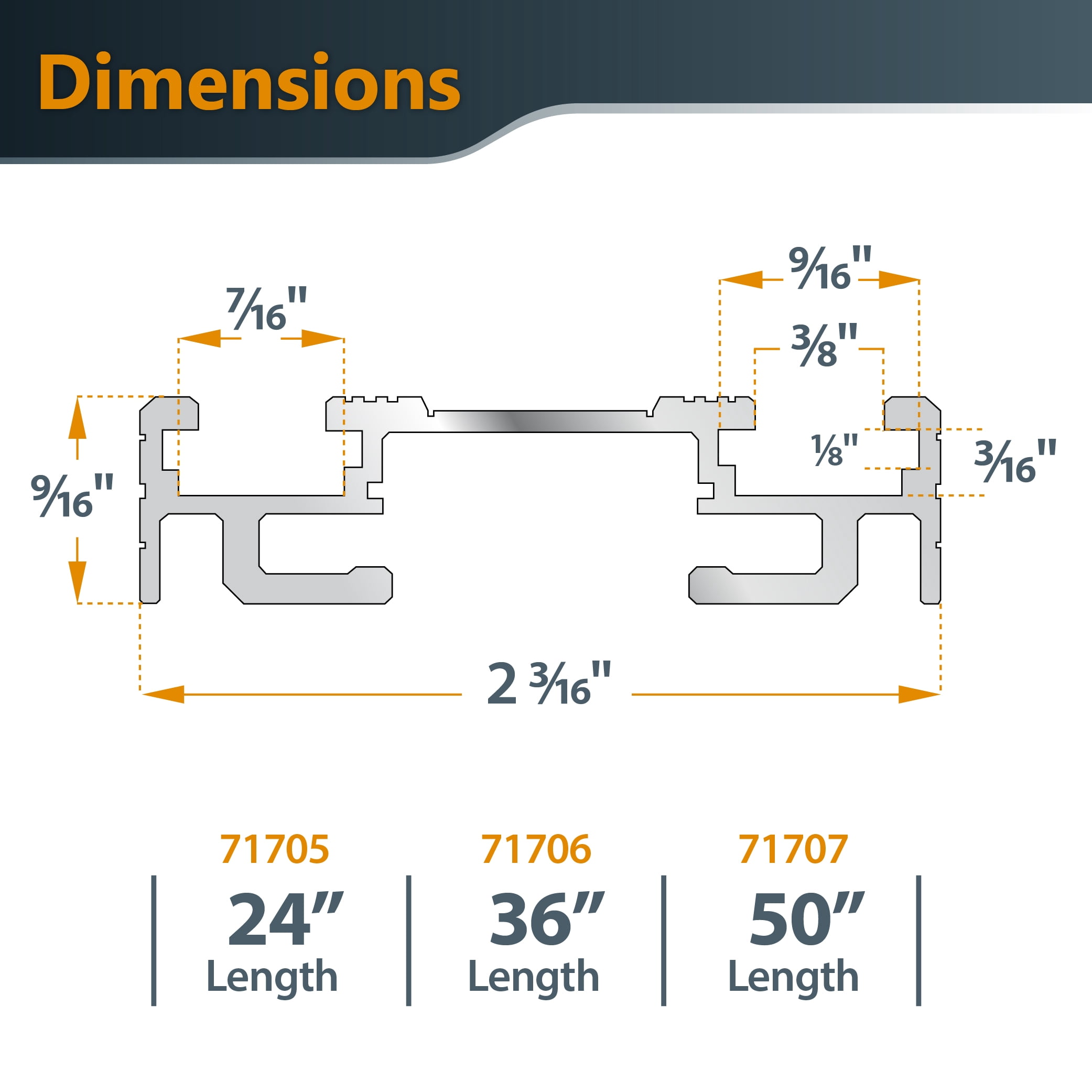 POWERTEC 50 Inch Circular Saw Guide for Circular Saw, Router and Jig Saw, Contractor Straight Edge Clamp Saw Guide, w/Toggle Clamp Mounting Plate and 4-pc Quick Release Horizontal Toggle Clamps, 72054