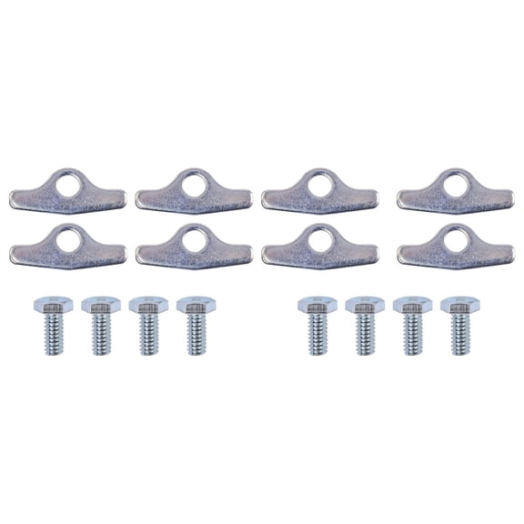 JEGS Valve Cover Hold Down Tab Kit Fits Select 1962-1974 Chevrolet [Small Block]