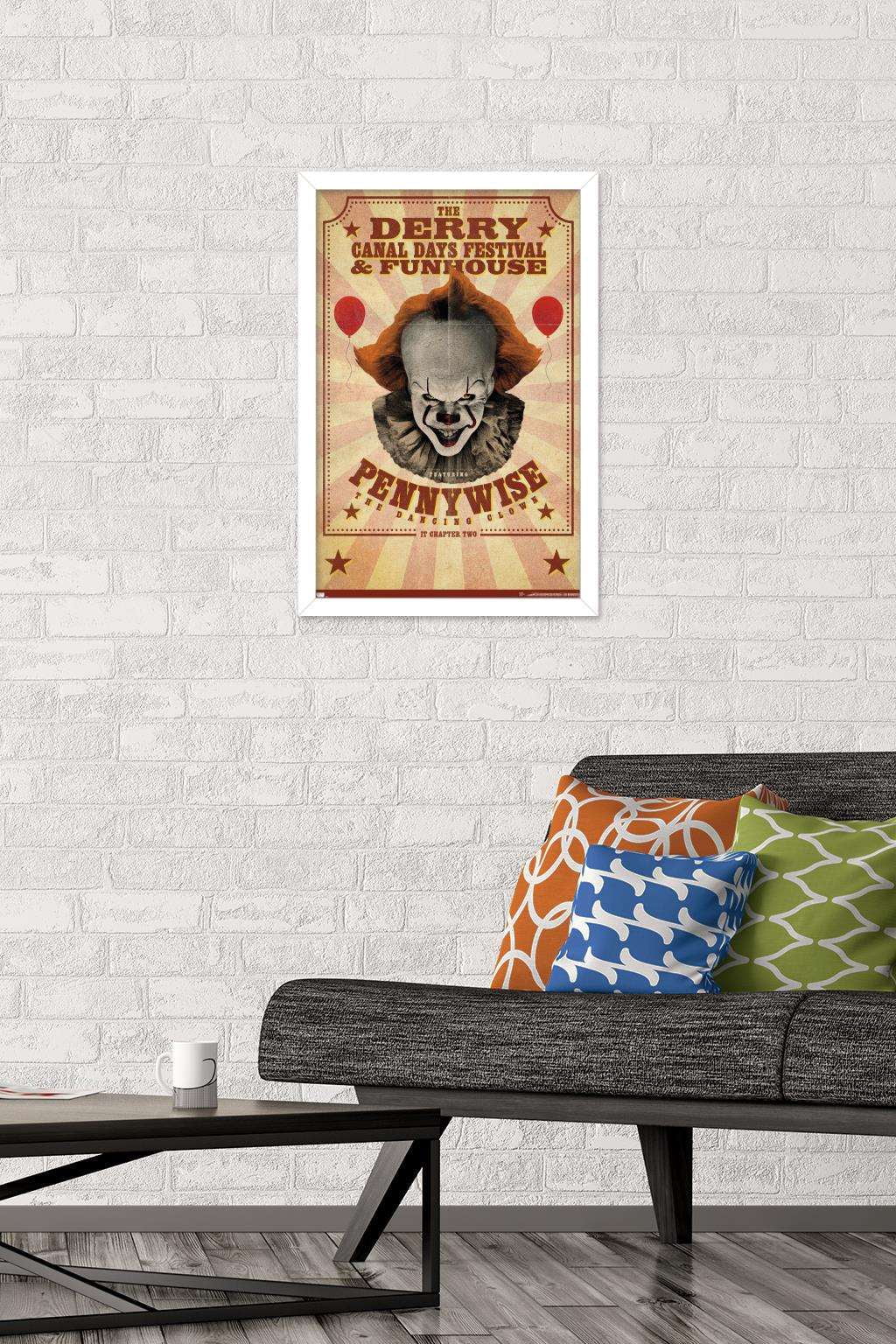 IT: Chapter 2 - Funhouse Wall Poster, 14.725" x 22.375", Framed