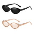 thumbnail image 1 of Gafas de sol retro ovaladas Ridering estilo ojo de gato UV400 para mujeres y hombres, 1 of 8