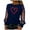 Navy 1, variant on Dgankt Long Sleeve Shirts for Women Valentines Day's Shirt Round Neck Sheer Mesh Print Womens Tops,Sizes S-2XL
