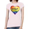 thumbnail image 1 of Camiseta de manga corta Love Wins rosa claro pequeño, 1 of 1