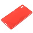Cadorabo Case for Sony Xperia Z5 Cover in CANDY APPLE RED TPU Silicone