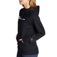 thumbnail image 2 of Women's Champion Powerblend Fleece Pullover Hoodie, Chainstitch Logo Black 2XL, 2 of 5