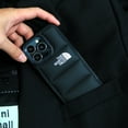 thumbnail image 3 of High quality for iPhone 16 15 14 13 12 11 (Pro Plus Pro Max Mini) Phone cases The North Face Creative Feather filler Mobile Phone Case Black, 3 of 7
