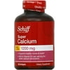 Schiff Super Calcium Carbonate 1200 mg with Vitamin D3 800 IU, Calcium Supplement, 120 ct (Pack of 3)