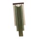 thumbnail image 4 of Colgante de pared de macramé hecho a mano, arte de pared bohemio, decoración de pared con borlas, fondo para verde, 4 of 9