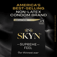 thumbnail image 3 of SKYN Supreme Feel Non-Latex Lubricated Condoms, 10 Count, 3 of 14