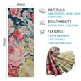 thumbnail image 2 of Pioneer Flower Floral Print Pattern Hot Yoga Mat Towel Non Slip for Hot Yoga - Quick-Drying Yoga Mat Cover with 4 Corner Pockets with Travel Bag - Hot Yoga Towel Non Slip 70"x26", 2 of 6