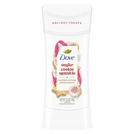 Dove Limited Edition Holiday Treats Antiperspirant Deodorant Sugar Cookie Sprinkle, 2.6 oz