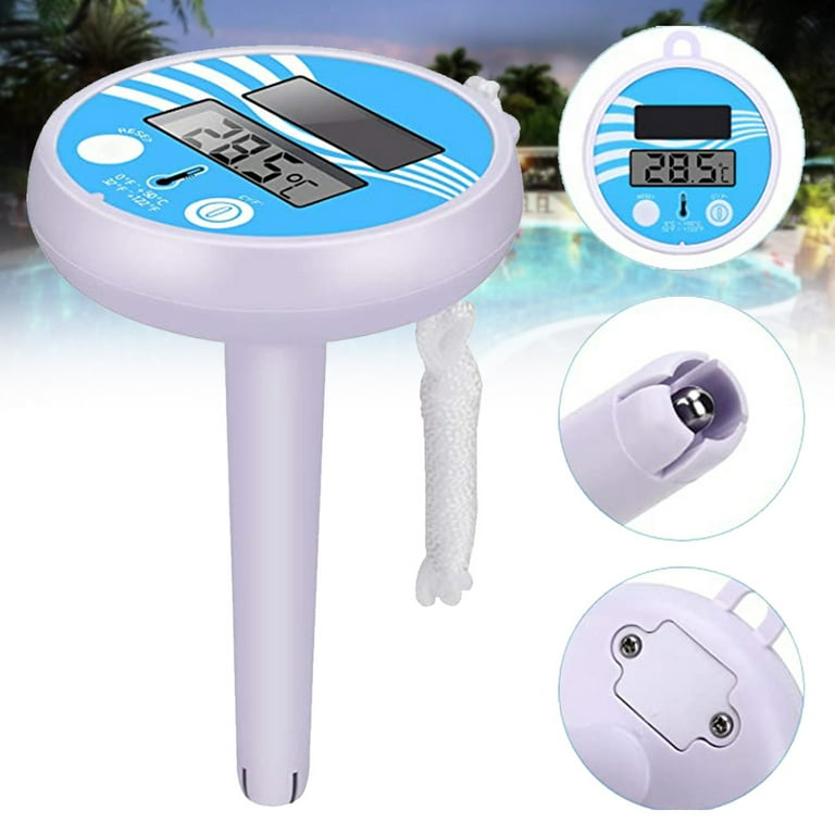Pool Thermometer Solar Powered Floating Pool Water Temperature Monitor  0°C~50°C Indoor Outdoor for Swimming Pool Bath Water Spa - AliExpress